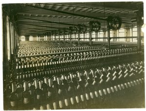 Filature de fil de tapis, filature de Leas, 1923 - English Photographer